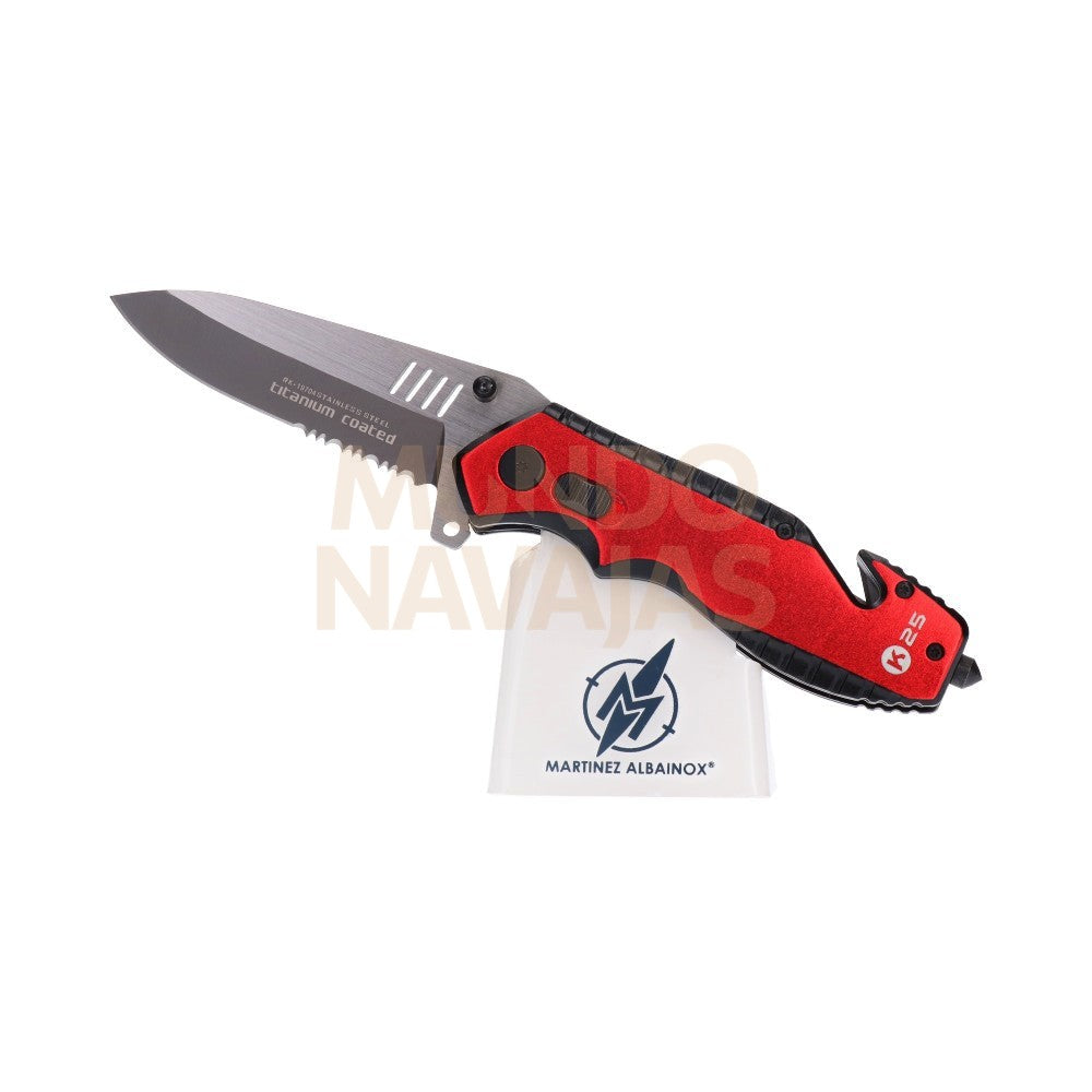 Navaja Seguridad K25 Roja / Negra 8.4