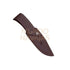 Cuchillo desollador Joker Oso, virola acero inox. cachas en madera roja, hoja de 12...