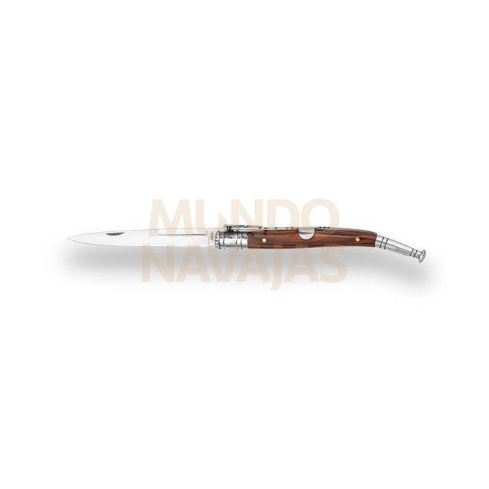 Navaja estilete puño madera hoja 9,8 cm