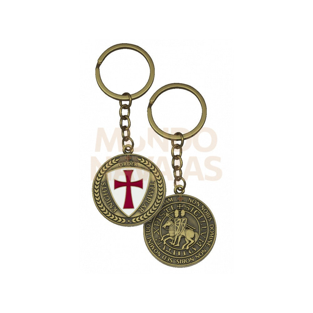 Llavero Templario Oro Viejo