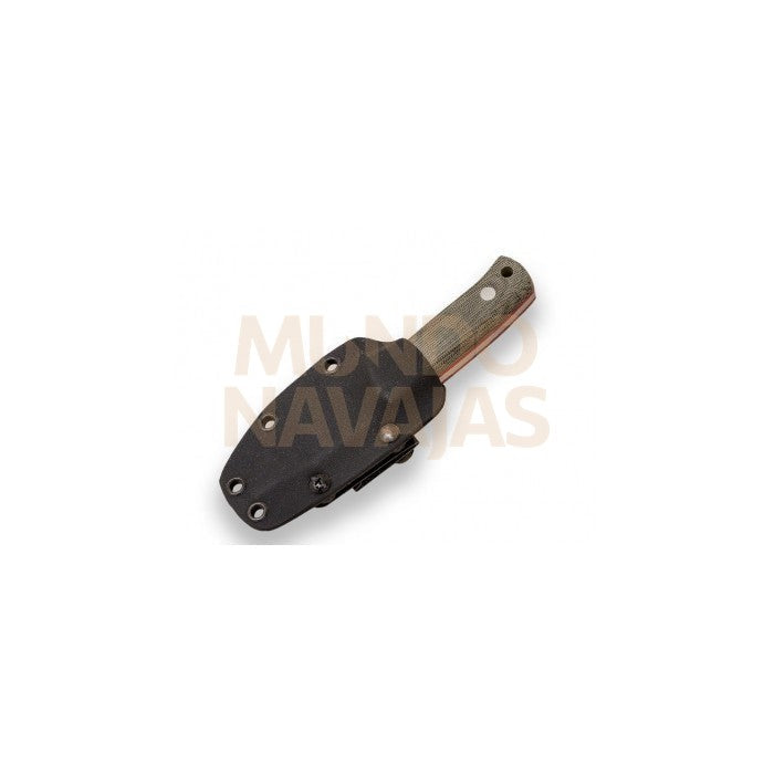 Cuchillo Joker Erizo TS1 puño micarta canvas verde funda kydex