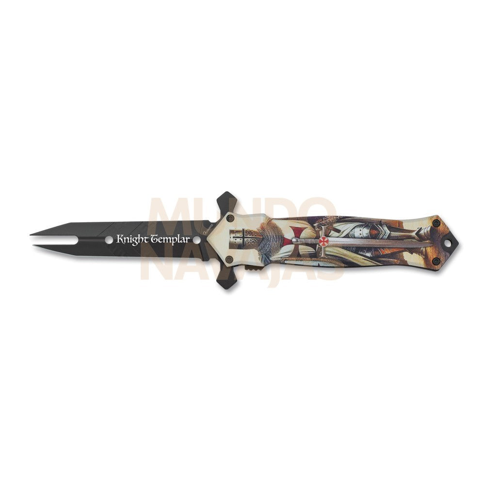 Navaja Albainox 3d templaria. hoja: 9 cm