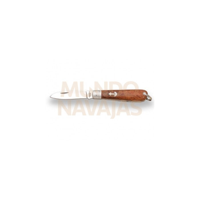 Navaja marinera JKR0790 mango de madera hoja 7,5 cm