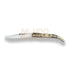 Navaja clasica con puño de zamak decorado y hoja 8 cm