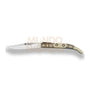 Navaja clasica con puño de zamak decorado y hoja 8 cm