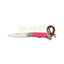 Navaja Albainox acrílico rosa h: 7.9 cm