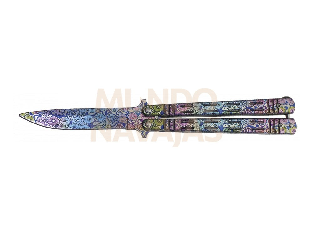 Abanico Albainox 3d Damasco Colofull