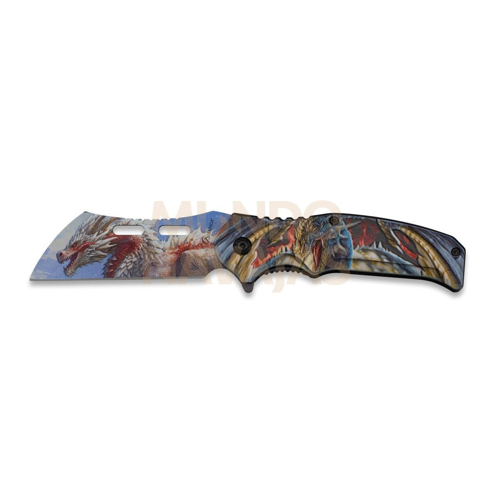 Navaja Albainox Abs Dragones H 8,5 cm