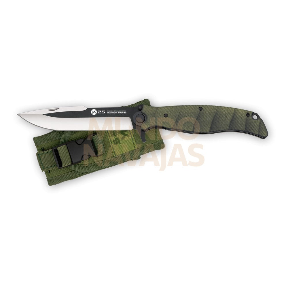 Navaja K25 G.10 Verde 13 cm