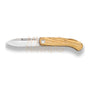 Navaja deportiva con cachas de olivo y hoja de 8cm