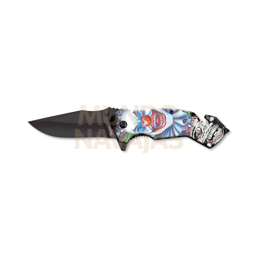 Navaja Albainox 3d Payaso Hoja 8 cm