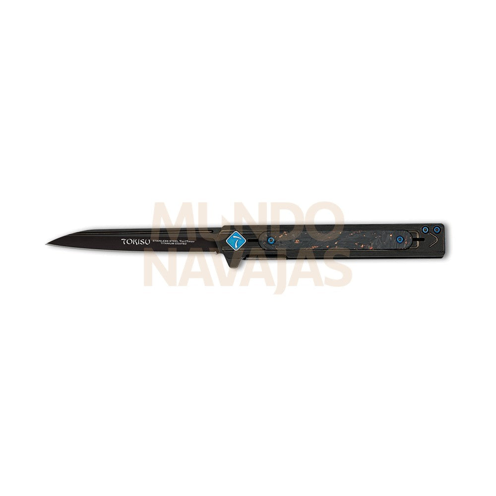 Navaja Tokisu Acero Negro Brillo