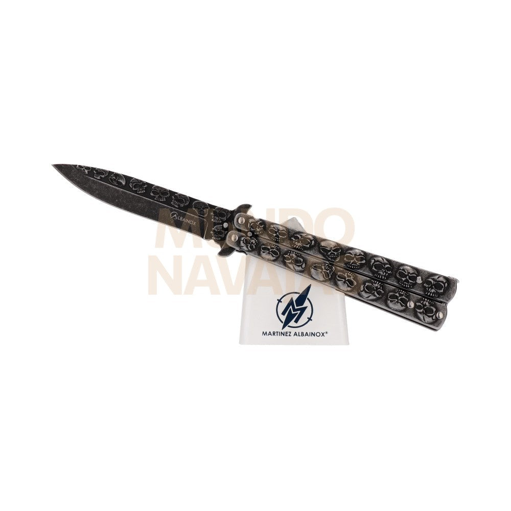 Abanico Albainox Skull Acabado Stone