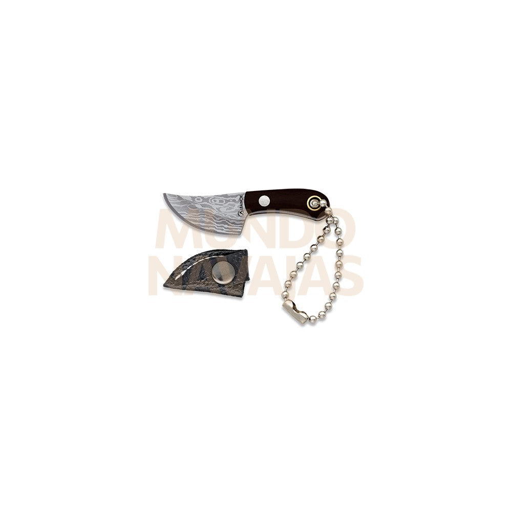 Cuchillo Mini Llavero / Laser Damasco