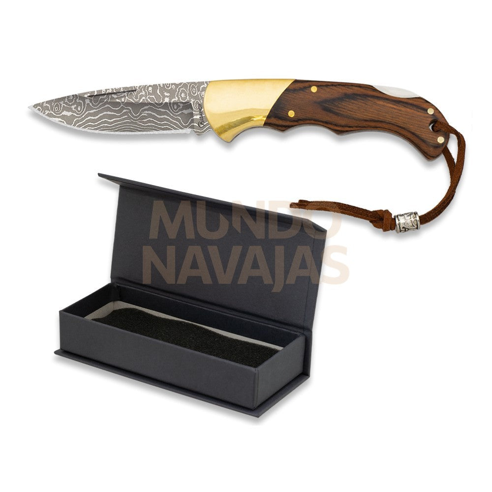 Navaja Damasco Hoja 7,4 cm