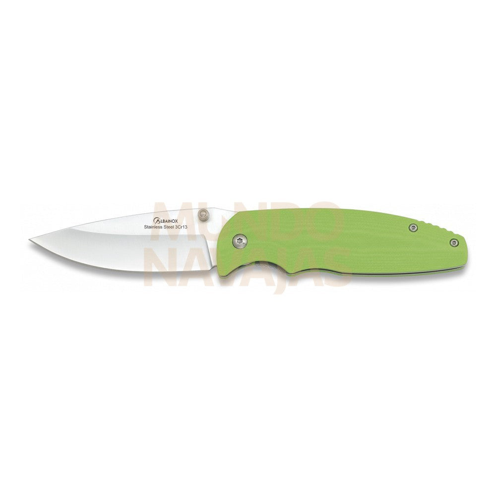 Navaja Albainox g10 verde. hoja: 8.5
