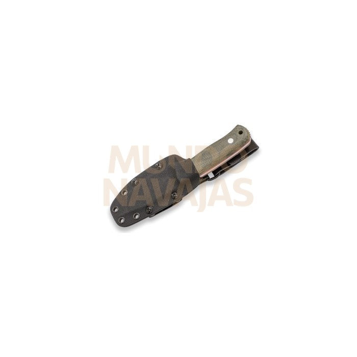 Cuchillo Joker Erizo TS2 puño canvas verde hoja 9,5 cm funda kydex