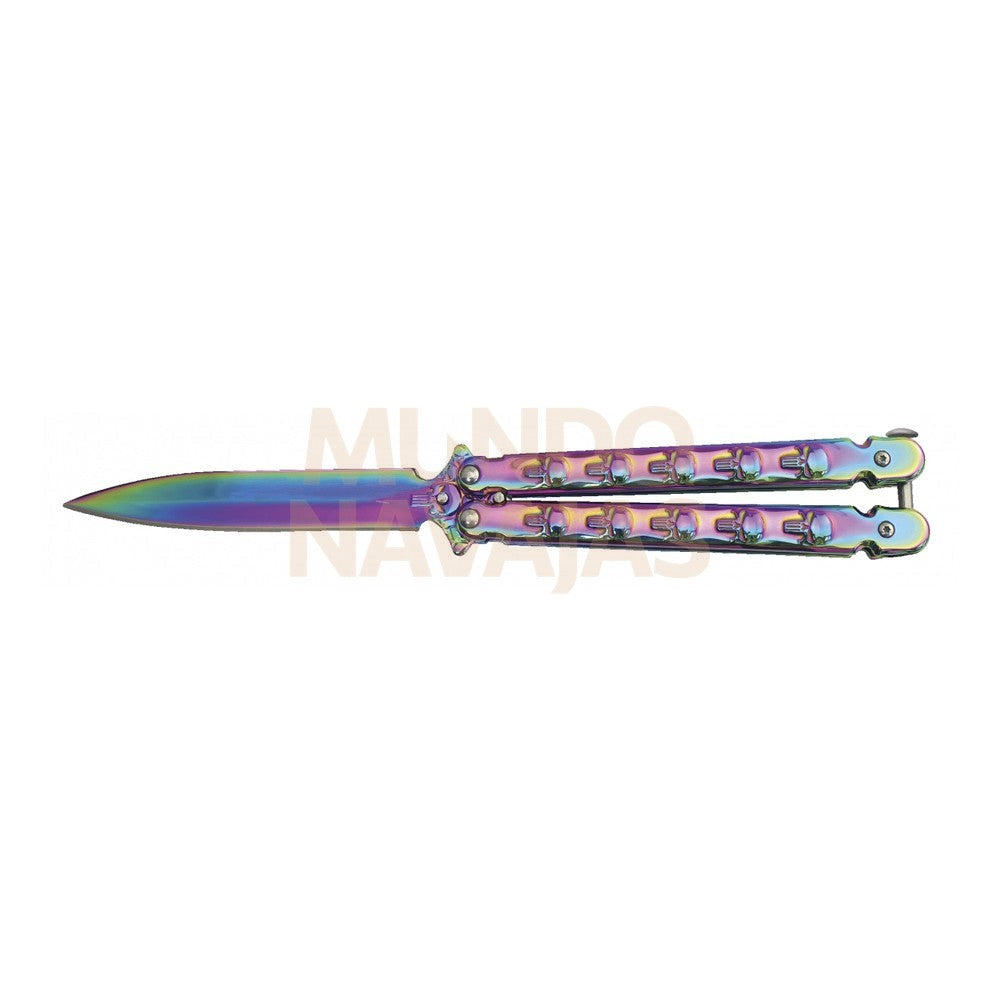 Abanico Calaveras Rainbow 10.4