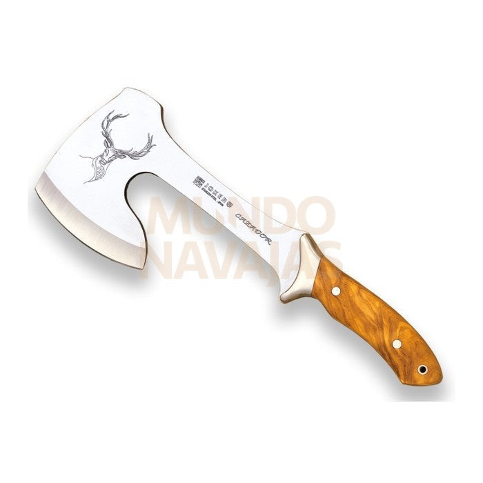 Hacha de caza Joker Cazador, mango de olivo