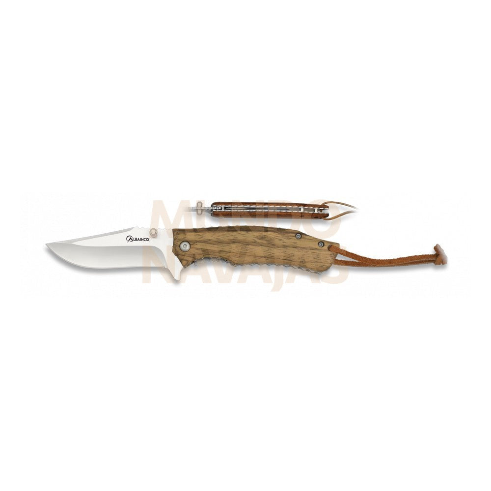 Navaja Albainox Madera Zebra 8