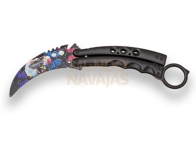 JKR783 abanico karambit de entrenamiento sin filo