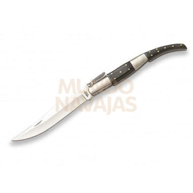 Navaja arabe puño madera negra hoja 13,5 cm