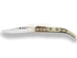 Navaja clasica con puño de zamak decorado y hoja 8 cm