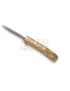 Navaja cocker cub puño abedul rizado hoja 7,5 cm