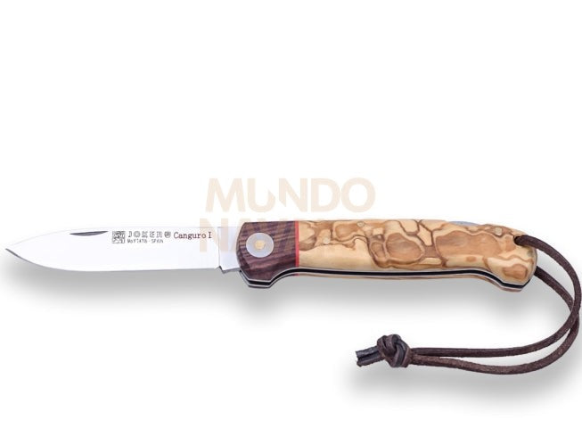 Navaja de caza Joker Canguro i hoja 8,5 cm  madera de olivo