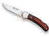 Navaja de caza Joker Cocker cachas madera roja hoja de 9 cm