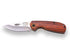 Navaja deportiva JKR, apertura manual, hoja de acero inoxidable 6,5 cm, mango madera...