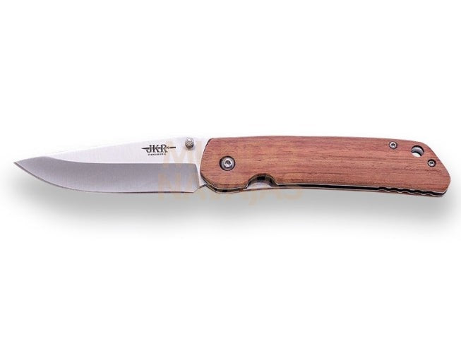 Navaja deportiva JKR, apertura manual, hoja de acero inoxidable de 8,5 cm, mango de...