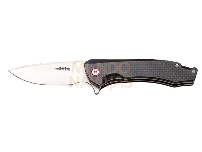 Navaja deportiva JKR pro 10.013 mango fibra de carbono y G10