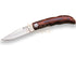 Navaja deportiva Joker Pointer cachas madera roja hoja 9 cm.