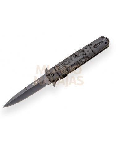 Navaja estilete con rompe cocos mango fibra hoja 9,4 cm
