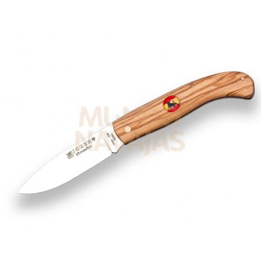 Navaja Joker De antaño mango olivo bandera españa hoja inox. de 8 cm
