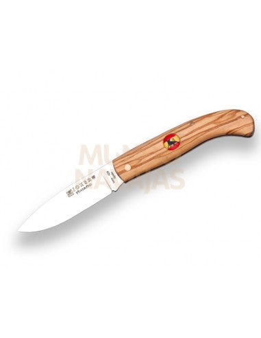 Navaja Joker De antaño mango olivo bandera españa hoja inox. de 8 cm