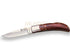 Navaja Joker Pointer cachas de madera roja