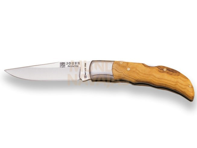 Navaja Joker Pointer con cachas de olivo hoja 7,5 cm
