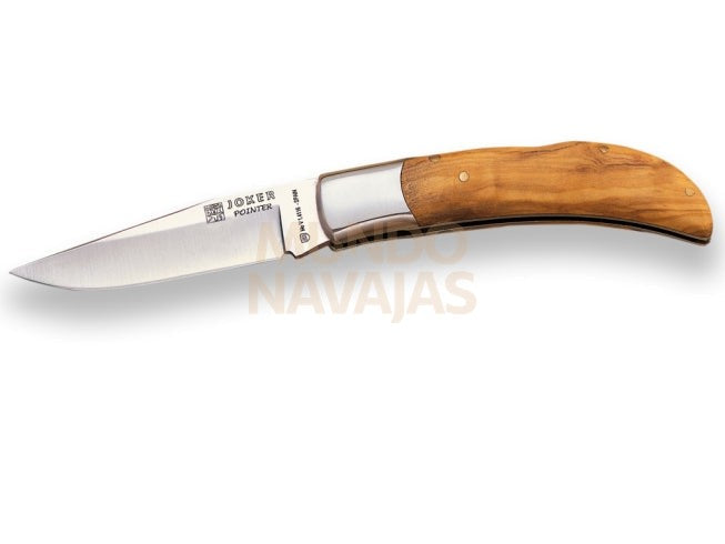 Navaja Joker Pointer con cachas de olivo