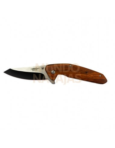 Navaja madera natural hoja 9 cm