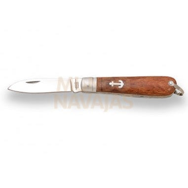 Navaja marinera JKR0790 mango de madera hoja 7,5 cm