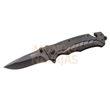 Navaja rescate puño ABS hoja 9 cm