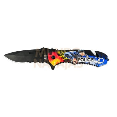 Navaja tactica police hoja 9 cm