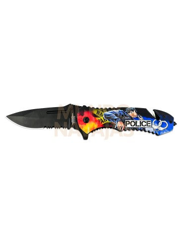 Navaja tactica police hoja 9 cm